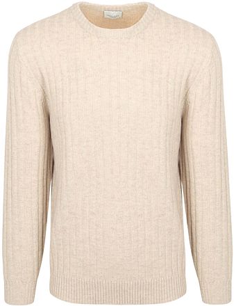 Profuomo Genser Ribb Ullblanding Sand