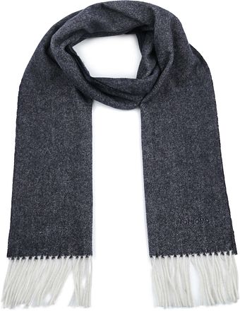 Profuomo Scarf Lambswool Navy Blue