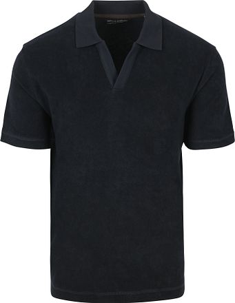 Marc O'Polo Polo Shirt Riva Terry Cloth Navy