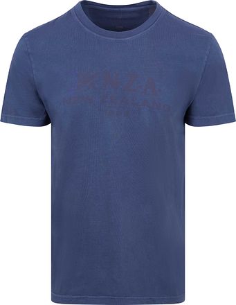 NZA T-shirt Faded Logo Marine