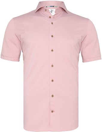 R2 Japanese Knitted Short Sleeve Shirt Pink