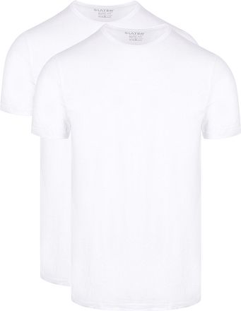 Slater 2-pack Basic Fit T-shirt White