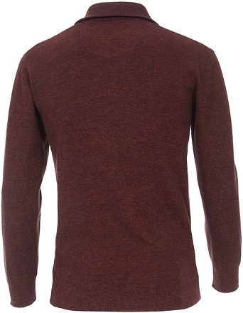 CASAMODA Zip Pullover Bordeaux