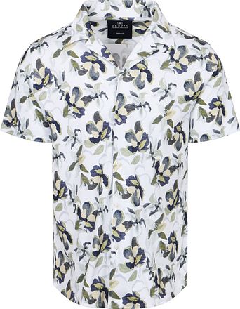 Desoto Chemise Manches Courtes Festival Blanche Vert