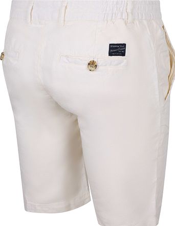 Steppin' Out Milwau Short Leinen Cremeweiß