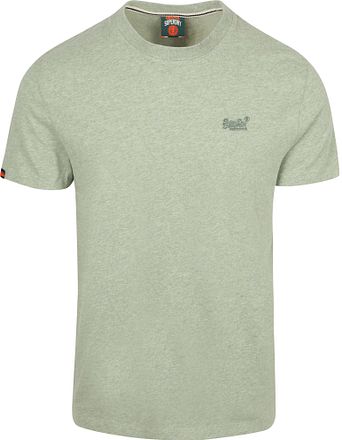 Superdry Essential T-Shirt Melange Grün