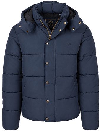 Superdry Premium Hooded Vinterjakke Navy