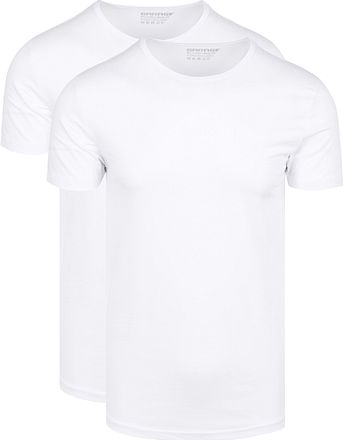 Garage 2-pakning Basic T-skjorte Bio Hvit