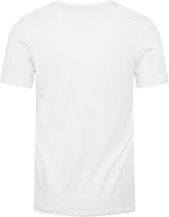 Mey V-hals Dry Cotton T-skjorte Hvit 2-pakning