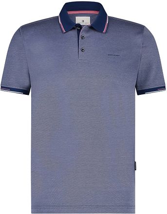 State of Art Piqué Polo Koboltblå