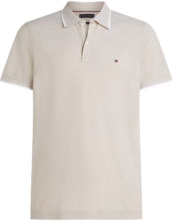 Tommy Hilfiger Poloskjorte Lin Piqué Beige