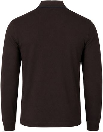 Fred Perry Langarm-Poloshirt Braun 86C