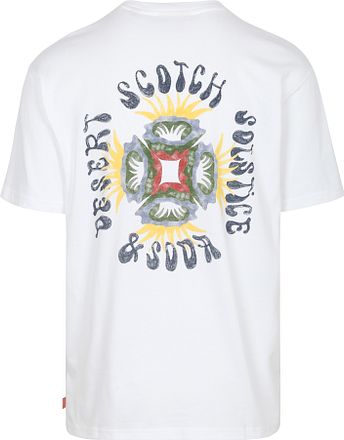Scotch & Soda T-Shirt Backprint Weiß