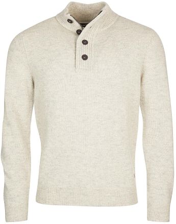 Barbour Mocker Genser Merinoull Lysebeige