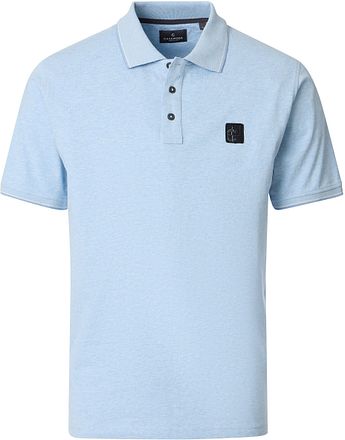 CASAMODA Polo Jersey Tipping Lichtblauw