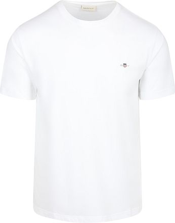 Gant T-shirt Shield Small Logo Hvid