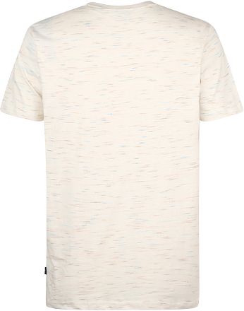Petrol T-skjorte Sandstone Melange Ecru