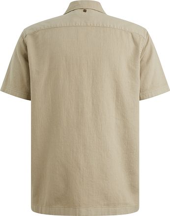 PME Legend Kortärmad Skjorta Slub Twill Spray Green