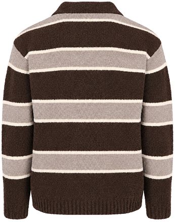 Supply & Co Polo Pullover Woolblend Prescott Tabacco