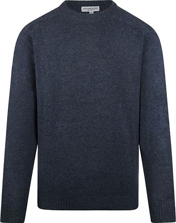 McGregor Pull Laine d'Agneau Mélange Marine