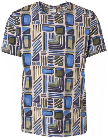 No Excess T-Shirt Druck Blau