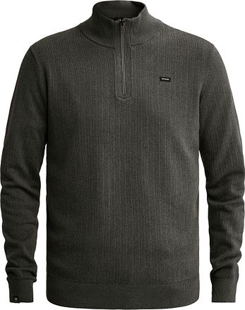 Vanguard Maglione Half Zip Structure Enigma Verde