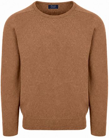 William Lockie Pullover Lammwolle Driftwood