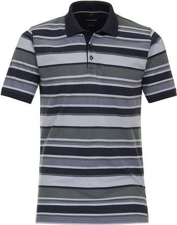 CASAMODA Poloshirt Streep Groen