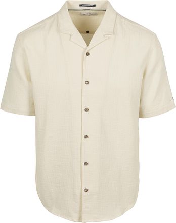 No Excess kortermet skjorte med struktur beige