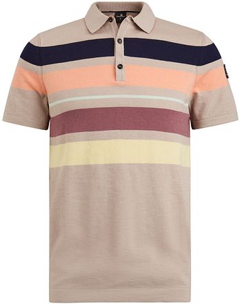 Polo in maglia Vanguard beige