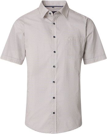 CASAMODA Short Sleeve Overhemd Print Groen