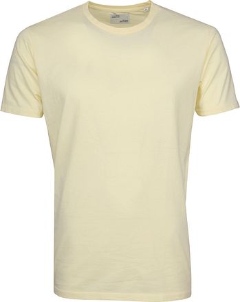Colorful Standard T-skjorte Myk Gul