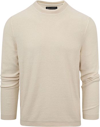 Marc O'Polo Genser Rundhals Off-white