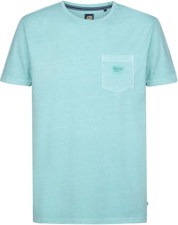 Petrol T-skjorte Key Melange Aqua