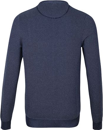Suitable Respect Pullover Jean Donkerblauw