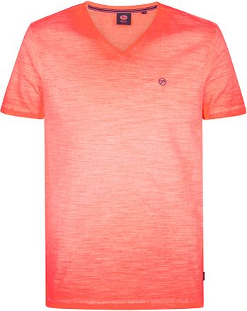 T-Shirt Petrol Stingray Bright Coral