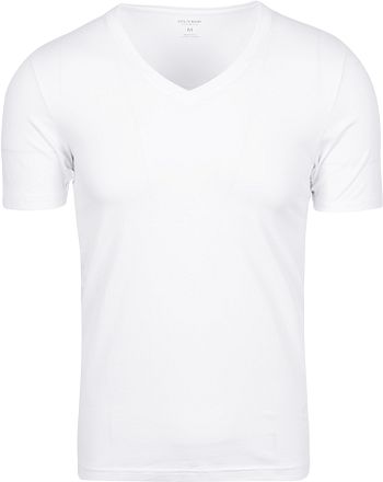 OLYMP Level Five Unterziehshirt/ T-Shirt mit tiefem V-Hals & Bod