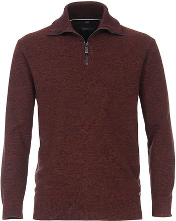 CASAMODA Zip Pullover Bordeaux