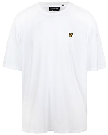 Lyle and Scott Plussize T-skjorte Hvit