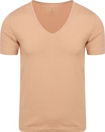 OLYMP Osynlig T-shirt Djup V-ringning
