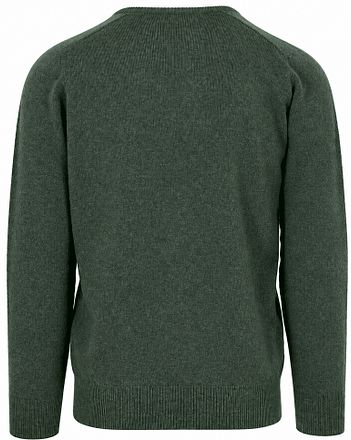 William Lockie V-Neck Lambswool Rosemary