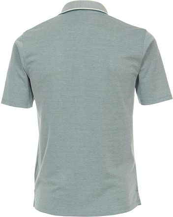 CASAMODA Polo Shirt Stretch Melange Light Green