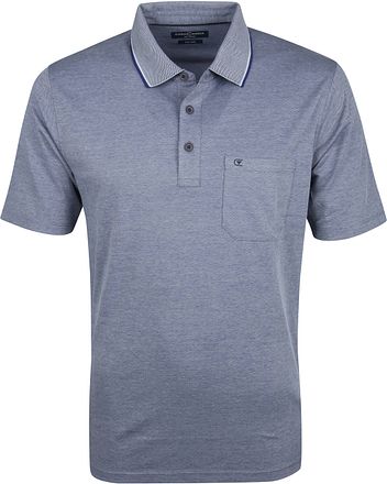 CASAMODA Poloshirt Dunkelblau Design