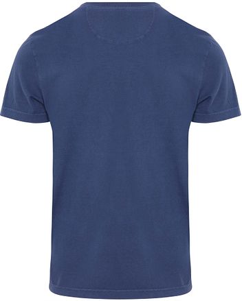 NZA T-shirt Faded Logo Marinblå