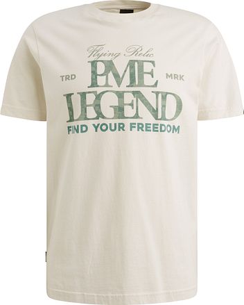 PME Legend Jersey Artwork T-Shirt Egret