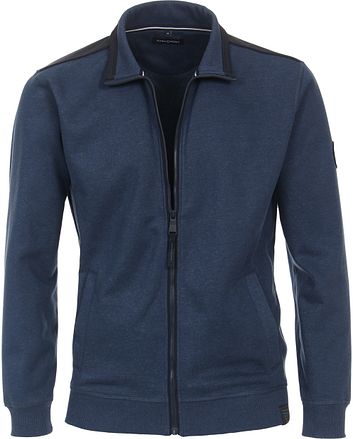 CASAMODA Sportvest Zip Blauw
