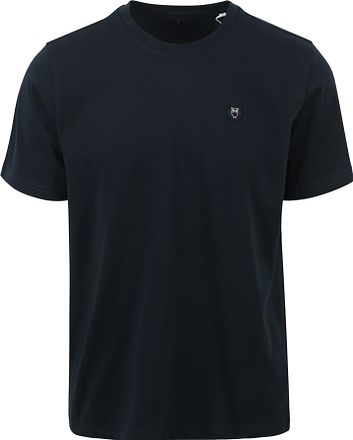 KnowledgeCotton Apparel T-shirt Navy
