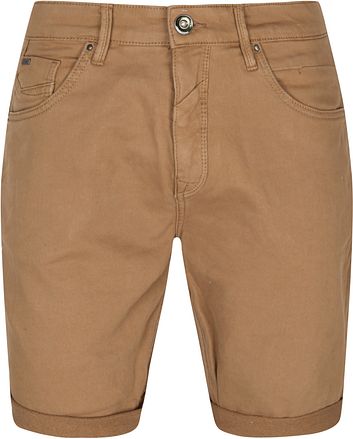 No Excess Jog Denim Shorts Brun