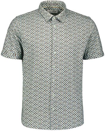 No Excess Short Sleeve Jersey Shirt Print Green