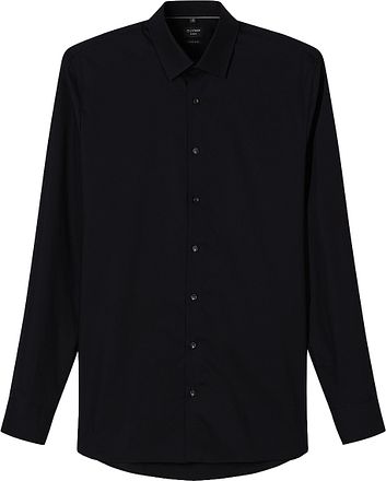 OLYMP No'6 six Hemd Super Slim Fit Schwarz